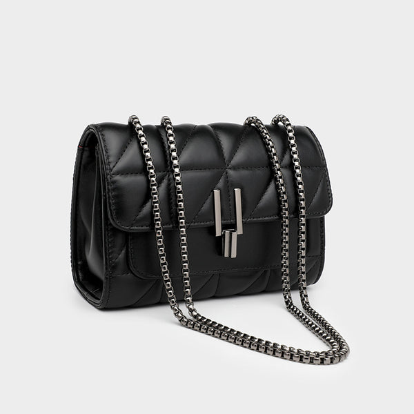 Stylish Bag with Double Chain - Pure Luxury