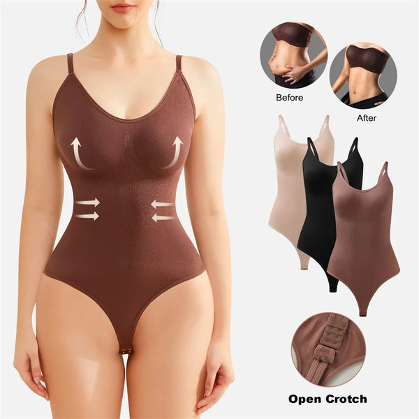 3-in-1 Shaping Bodysuit - Shapes, Compresses & Enhances